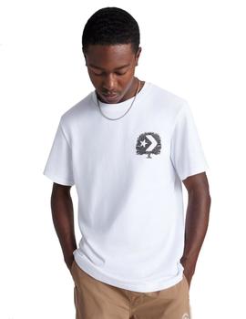 Camiseta Converse Think Outside Hombre Blanco