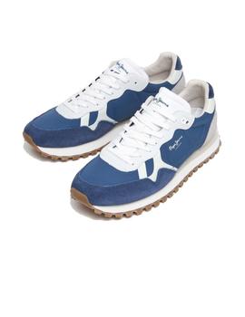 Zapatillas Pepe Jeans Brit-On Master Hombre Azul