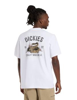 Camiseta Dickies Snake Hombre Blanca