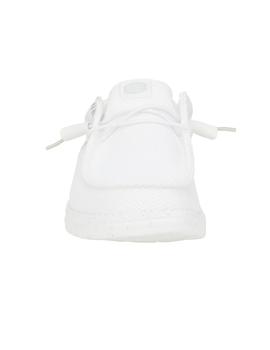 Zapatillas Hey Dude Wally Stretch Sox Hombre Blanco