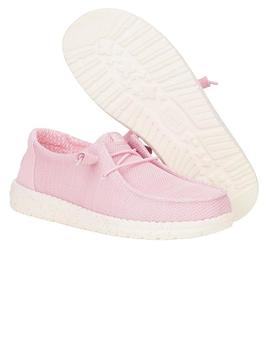 Zapatillas Hey Dude Wendy Stretch Sox Mujer Rosette