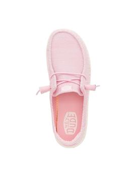 Zapatillas Hey Dude Wendy Stretch Sox Mujer Rosette