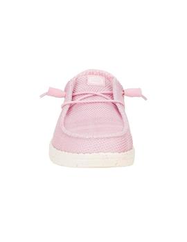 Zapatillas Hey Dude Wendy Stretch Sox Mujer Rosette