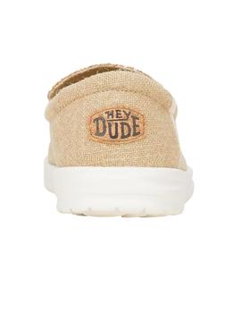 Zapatillas Hey Dude Mikka Jute Irish Hombre Cream