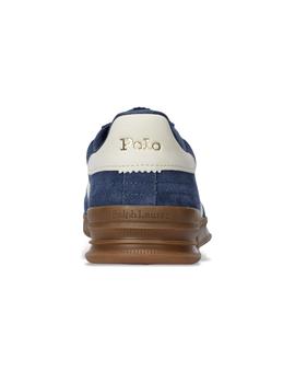 Zapatilla Polo Suede Heritage Aerea Hombre Azul