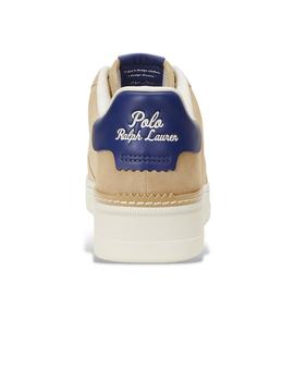 Zapatilla Polo Suede Masters Hombre Beige