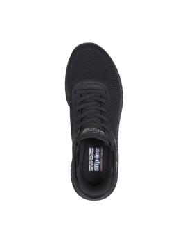 Zapatillas Skechers Bob Squad Mujer Negra