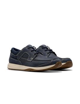 Zapatillas Clarks Sailview Lace Hombre Azul