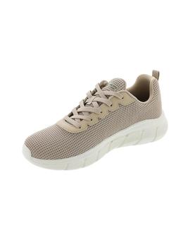 Zapatillas Skechers Bobs Flex Mujer Marrón