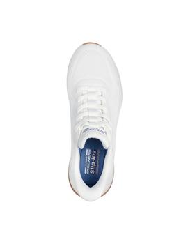 Zapatillas Skechers Bobs Squad 4 Hombre Blanco