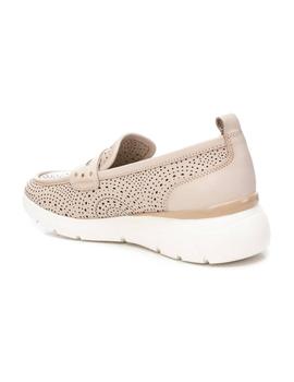 Zapatillas Carmela Piel  Mujer Beige