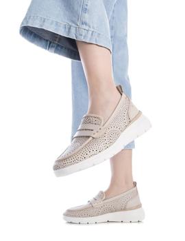 Zapatillas Carmela Piel  Mujer Beige