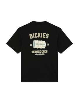 Camiseta Dickies Service Crew Hombre Negra