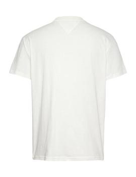 Camiseta Tommy Regular Graphic Hombre Blanca