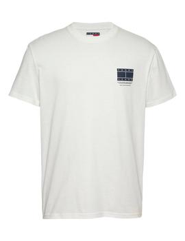 Camiseta Tommy Regular Graphic Hombre Blanca