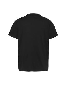 Camiseta Tommy Regular Graphic Hombre Negra