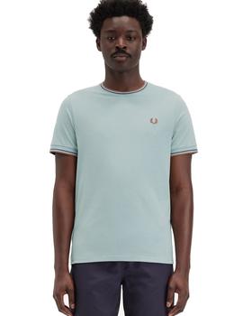 Camiseta Fred Perry Hombre Azul