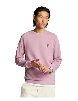 Sudadera Lyle & Scott Crew Neck Hombre Rosa