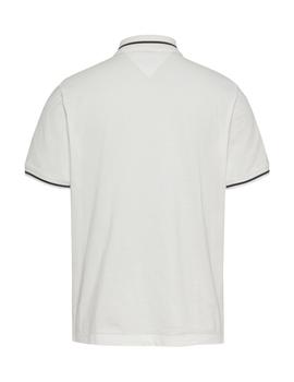 Polo Tommy Regular Tipped Hombre Blanco