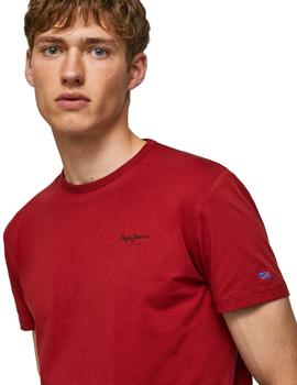 Camiseta Pepe Jeans Original Basic Roja