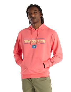 Sudadera New Balance Relaxed Rosa