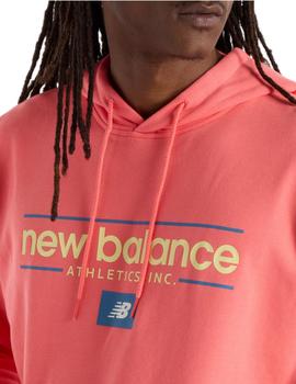 Sudadera New Balance Relaxed Rosa