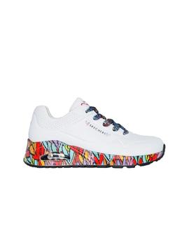 Zapatillas Skechers Uno - Ravaged Love Mujer Multicolor