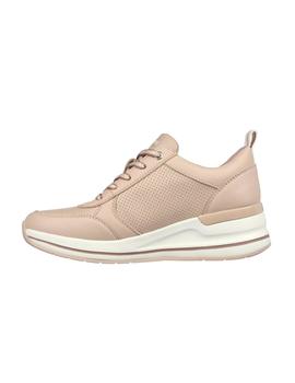 Zapatillas Skechers Billion 2- Side Lines Mujer Beige