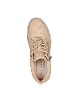 Zapatillas Skechers Billion 2- Side Lines Mujer Beige