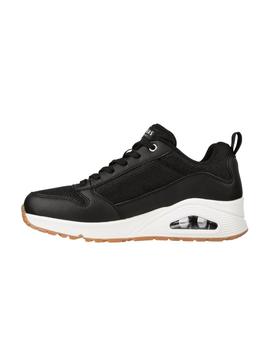 Zapatillas Skechers Uno - Inside Matters Mujer Negro