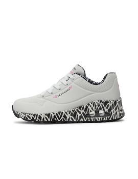 Zapatillas Skechers Uno - Loving Love Mujer Blanco