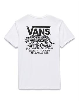 Camiseta Vans Sneaky Hombre Blanca