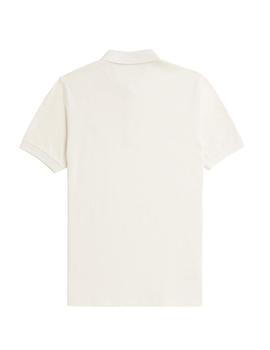 Polo Fred Perry Twin Tipped Hombre Blanco