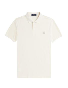 Polo Fred Perry Twin Tipped Hombre Blanco