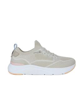 Zapatillas Pitas Cue Mujer Beige