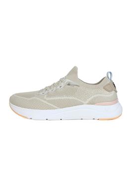 Zapatillas Pitas Cue Mujer Beige