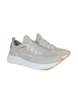 Zapatillas Pitas Cue Mujer Beige