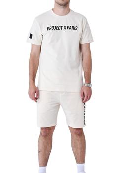 Camiseta Project X Paris Hombre Crema