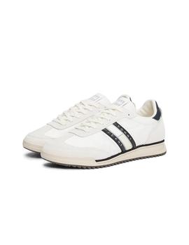 Zapatillas Tommy Retro Runner Cleated Hombre Blanco