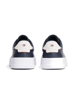 Zapatillas Tommy Court Detail Hombre Azul