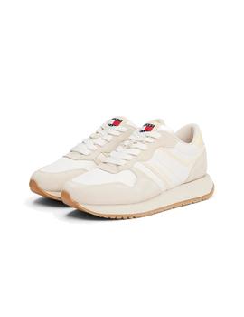 Zapatillas Tommy Eva Runner Light Mujer Beige