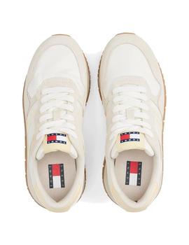 Zapatillas Tommy Eva Runner Light Mujer Beige