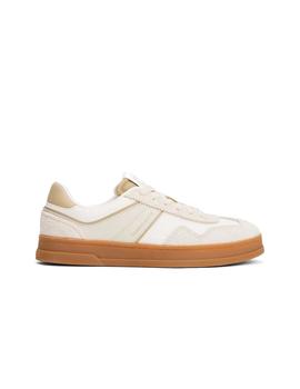 Zapatillas Tommy Greenwich Mix Mujer Beige