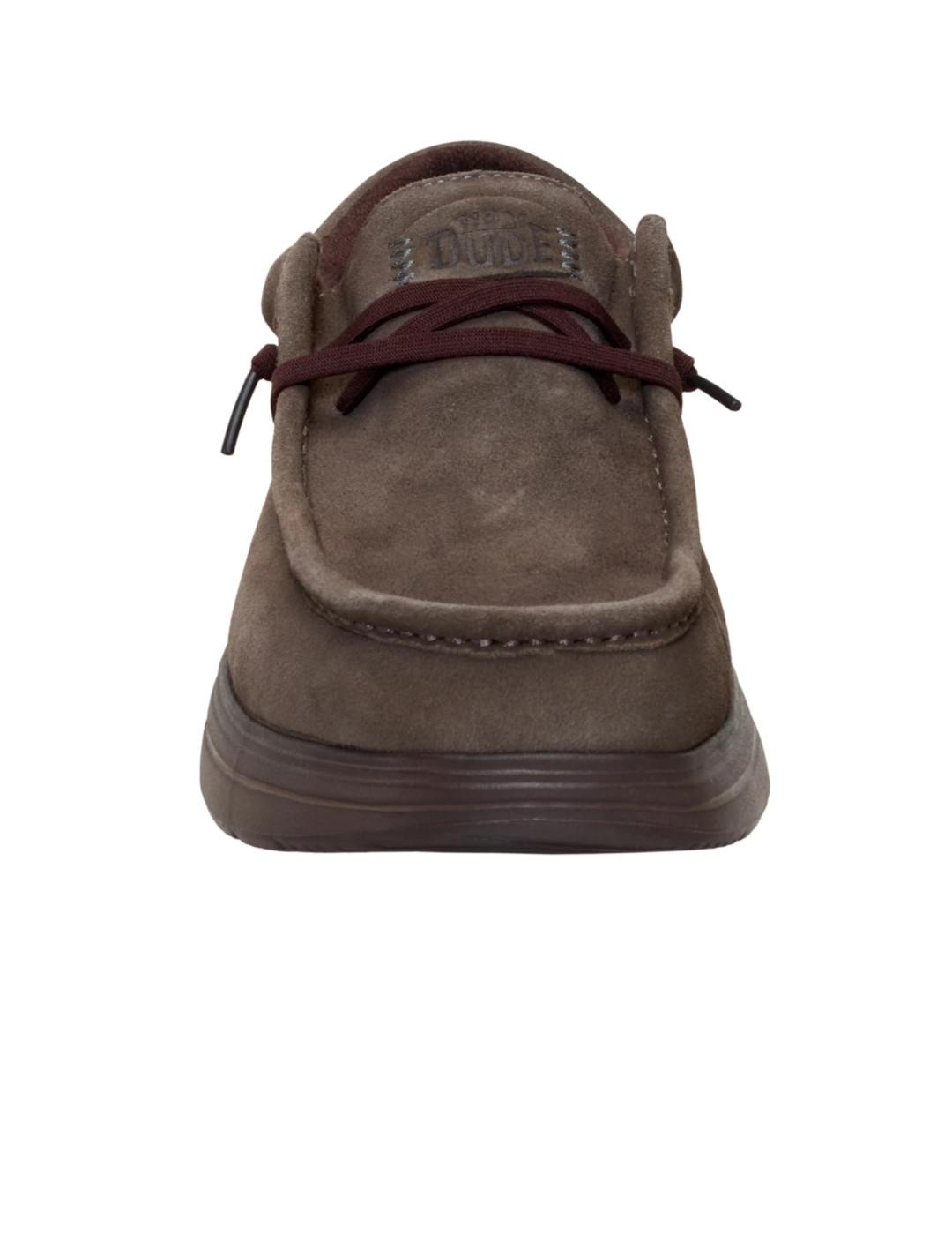 Hey Dude Wally Sport Mesh Marron 43 - Chaussures Légères Respirantes Confort Quotidien