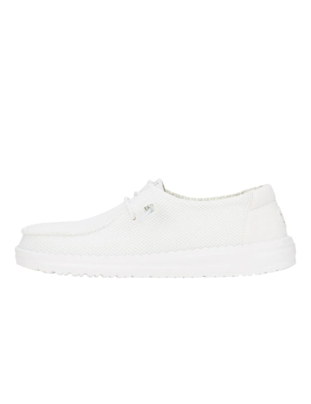Zapatillas Hey Dude Wendy Stretch Sox Mujer Blancas HEY DUDE para Mujer ...